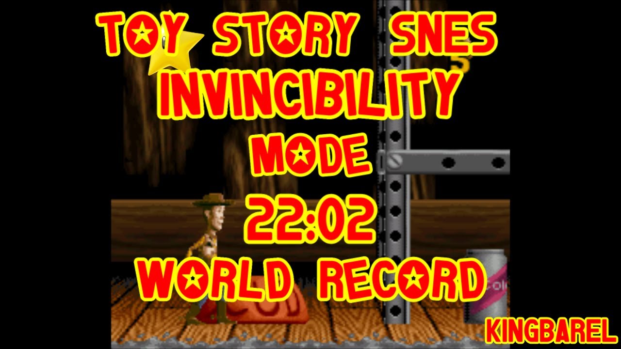 (World Record) Toy Story (SNES) - Invincibility Mode in 22:02