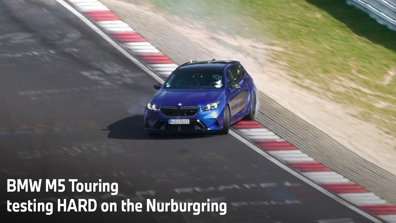 BMW M5 Touring (G99) Powerslides At Nürburgring