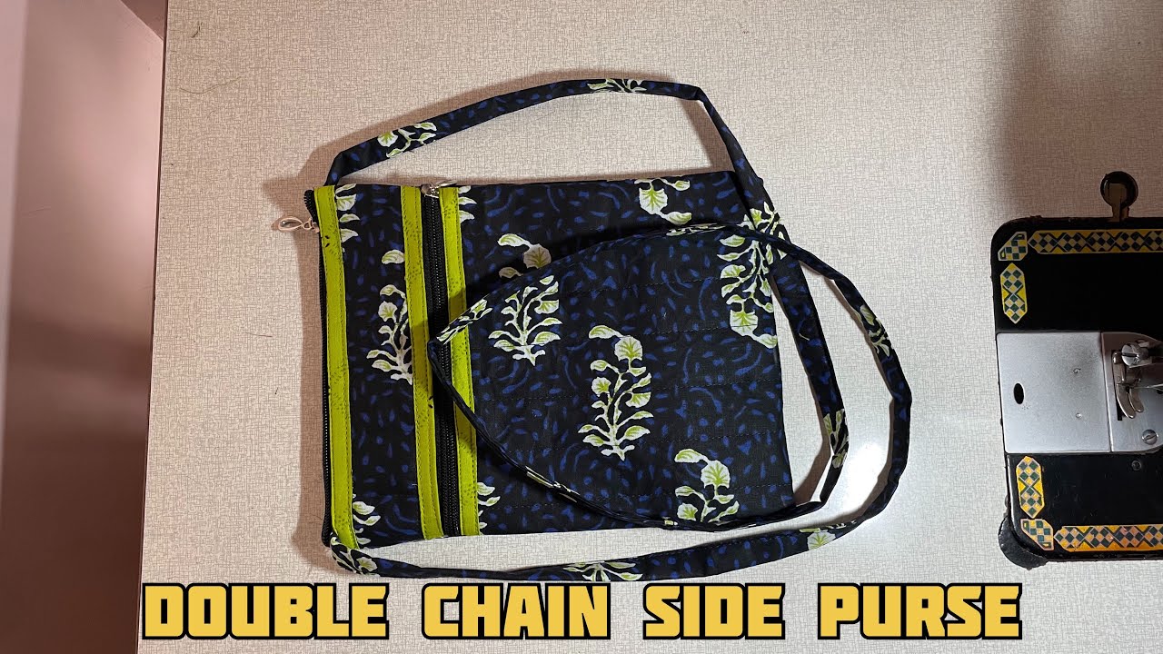 Double chain side purse l Niranjana’s Creativity #shorts 