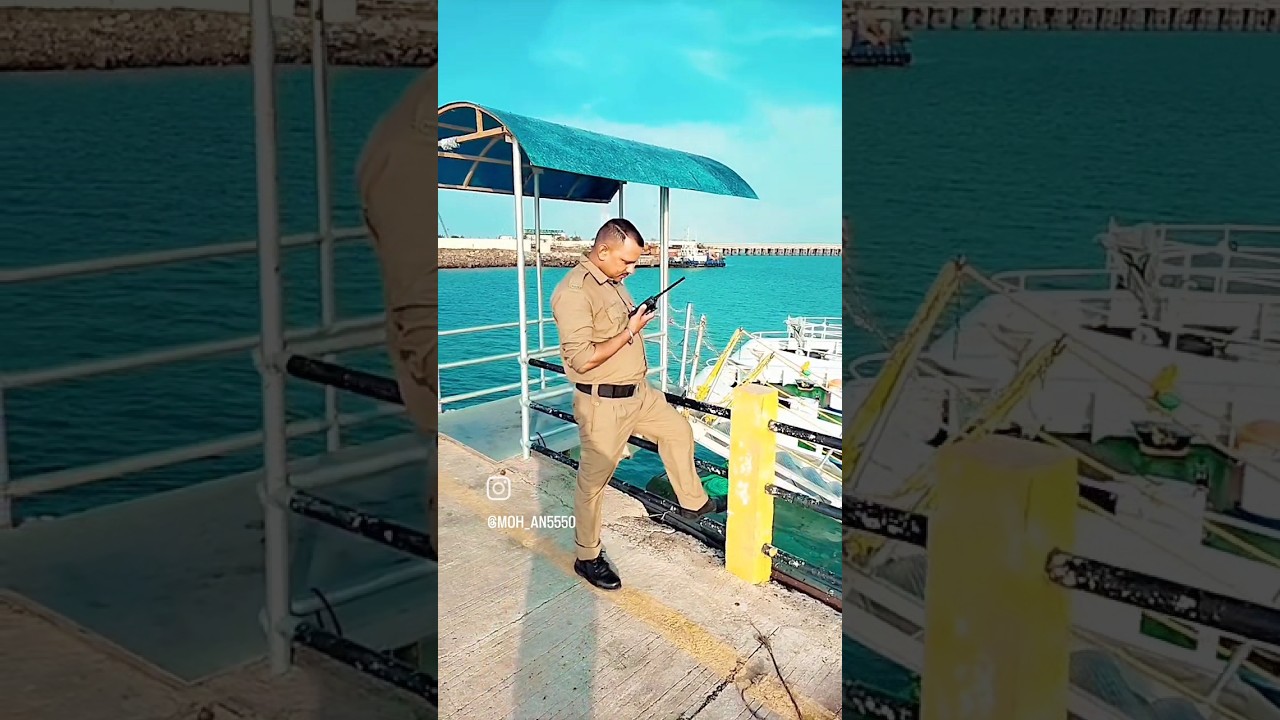 sea side ship port duty #cisf