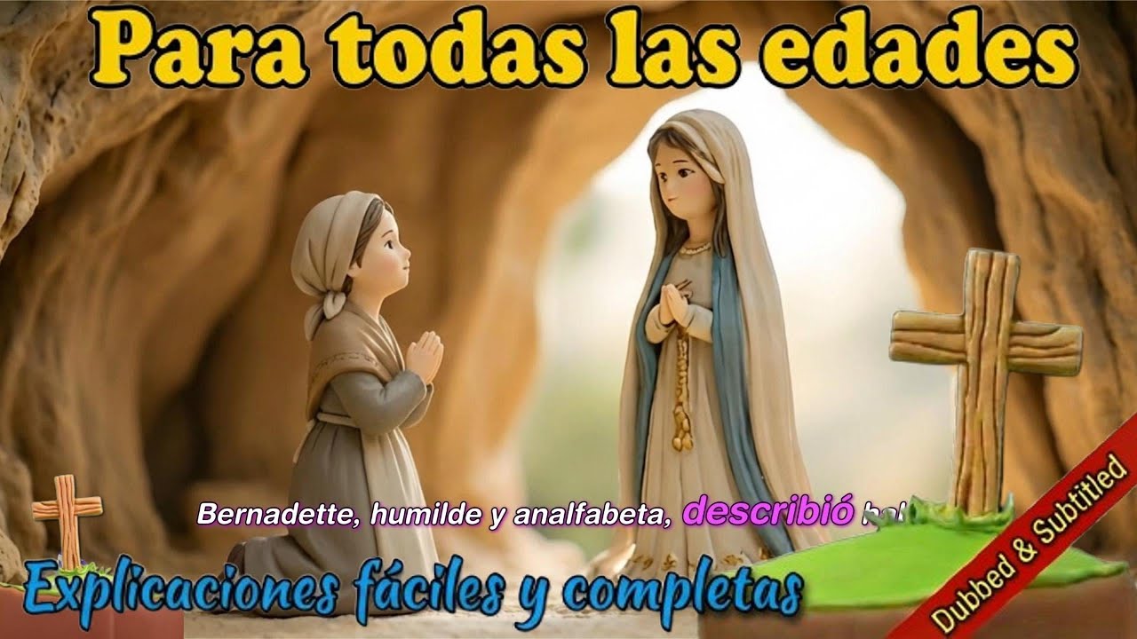 ⭐ ¿Qué pasó en LOURDES? La historia de BERNADETTE y la INMACULADA CONCEPCIÓN #virgen #lourdes #fe