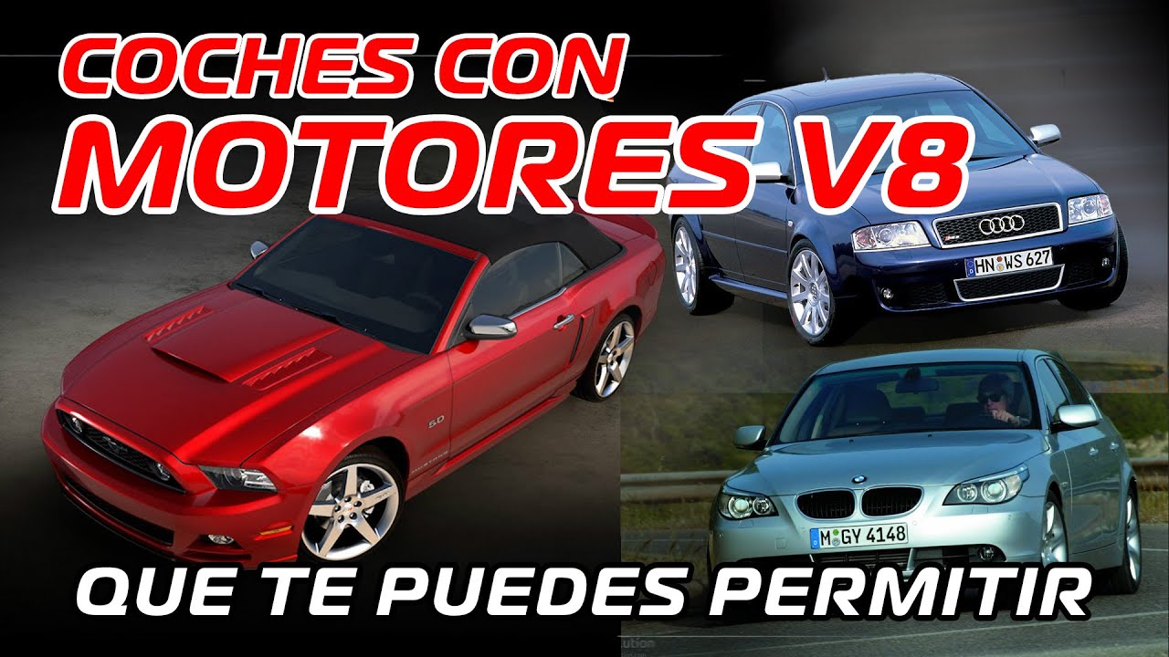 Coches con MOTOR V8, que te puedes PERMITIR