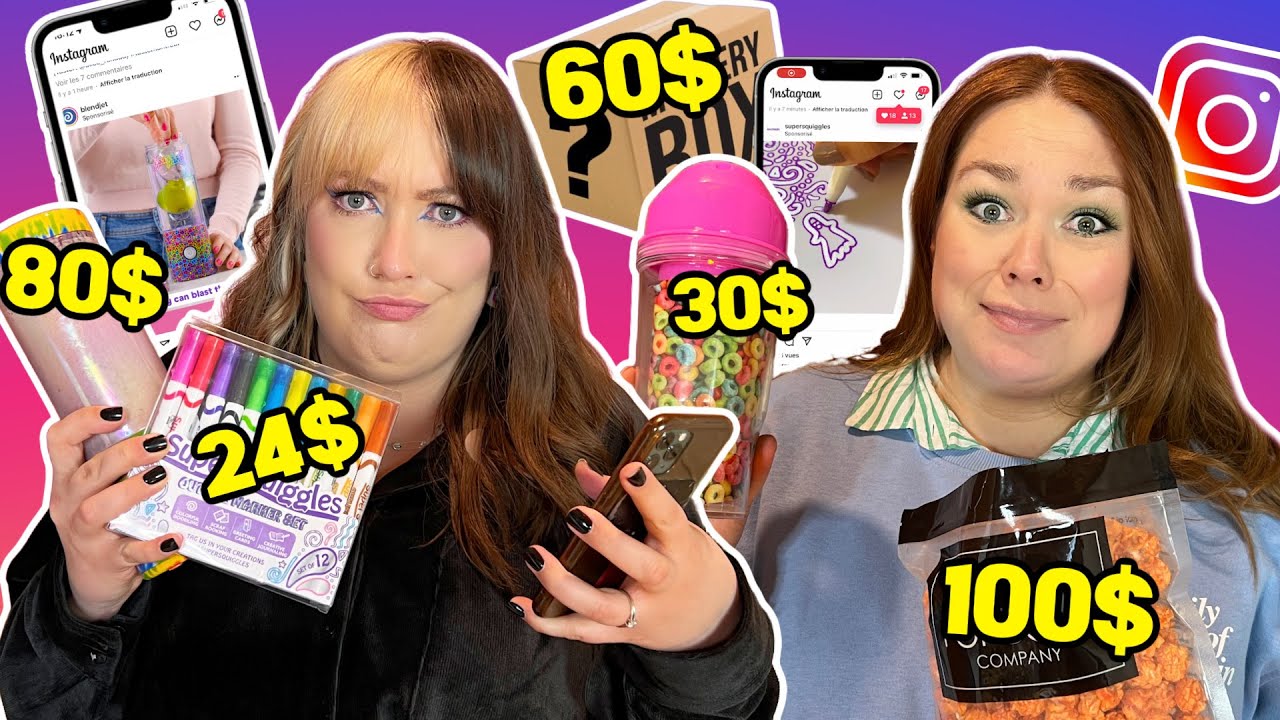 On fait du shopping sur notre compte Instagram BouffeLouche 🛍 |  2FILLESORDINAIRES