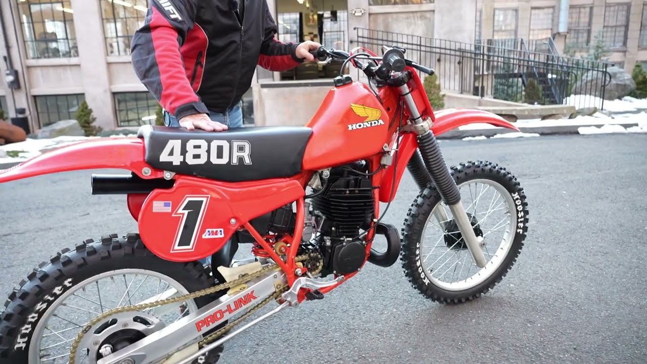 PRISTINE 1982 HONDA CR480R LIKE NEW