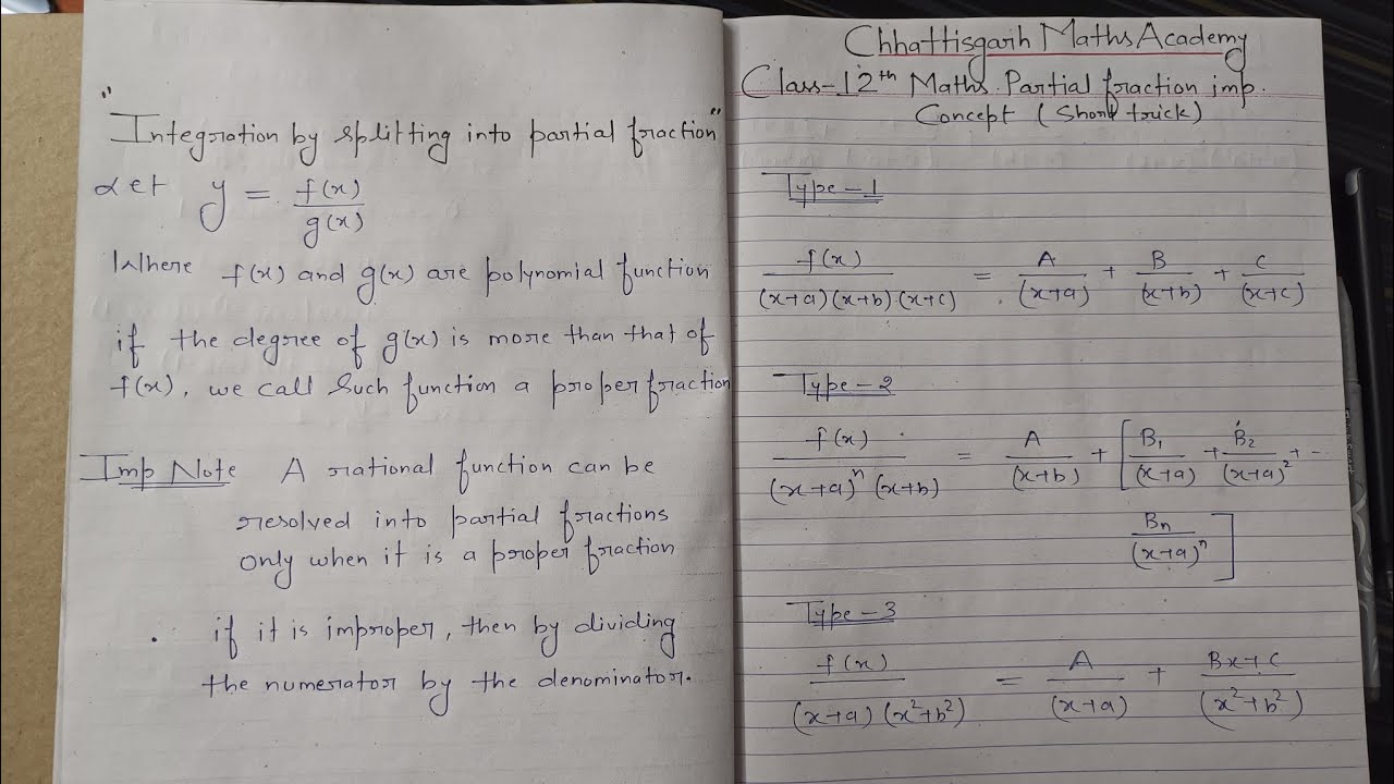 Master Partial Fractions in Minutes! Easy Trick for Class 12 & JEE | Integration Made Simple #jee