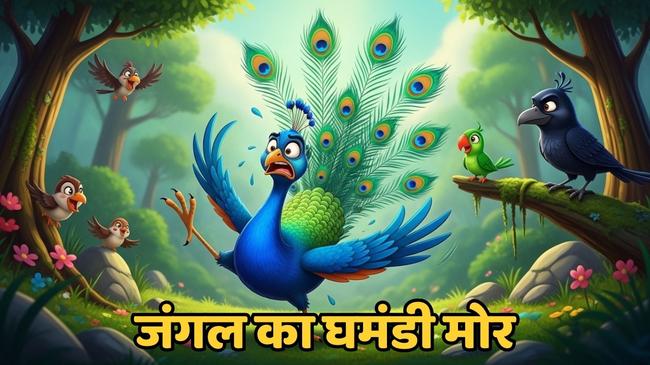 जंगल का घमंडी मोर Hindi Kids Story