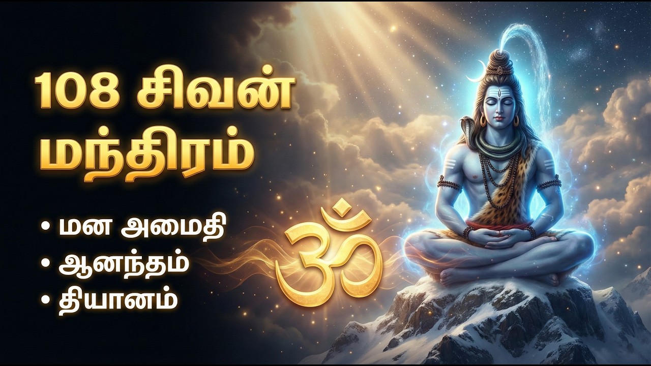 108 Sivan Namavali | ஹர ஹர மஹாதேவா🔥 | Tamil Shiva Chant – Trance | Slow | Festival