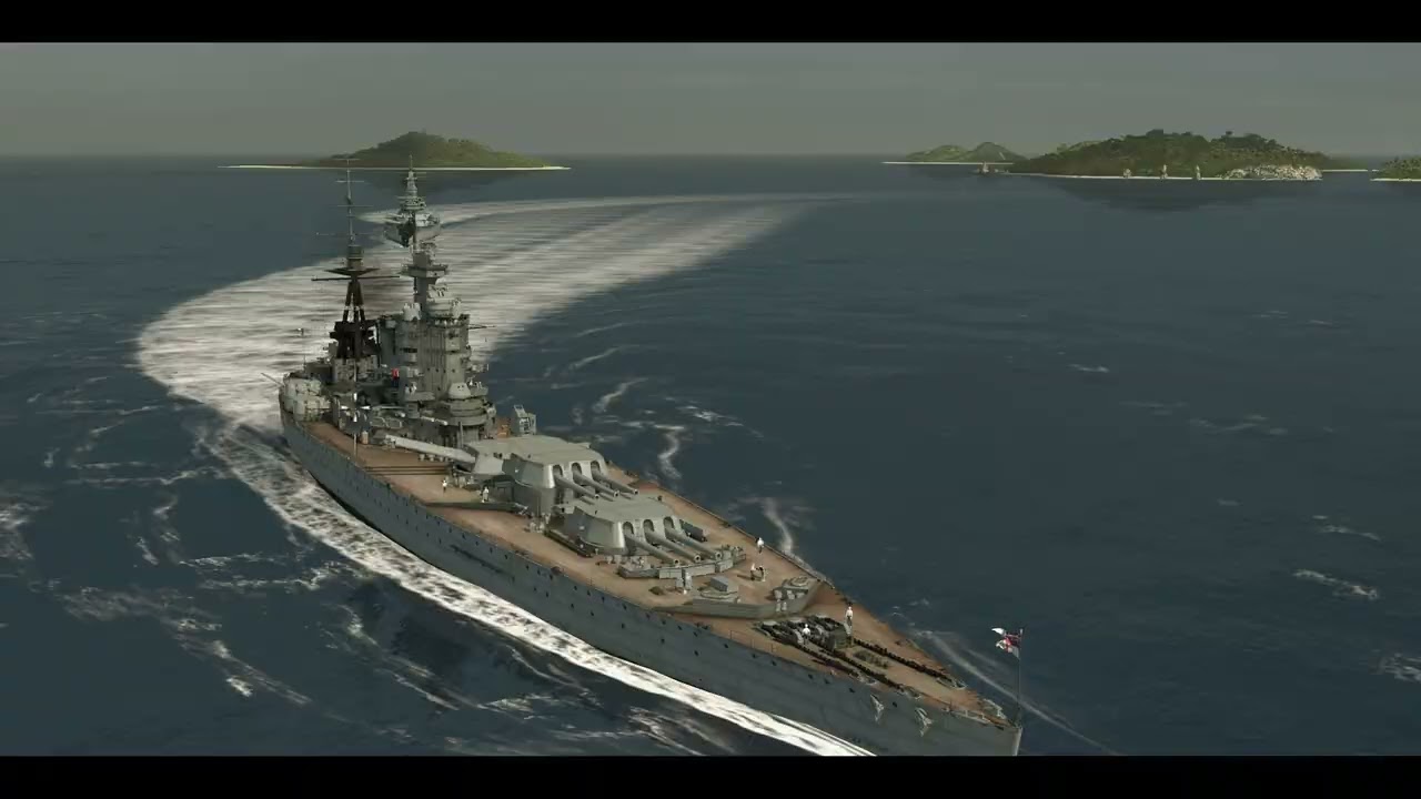 HMS Nelson & USS Iowa Vs 4 Massive Japanese aircraft carriers | BSP-Remastered