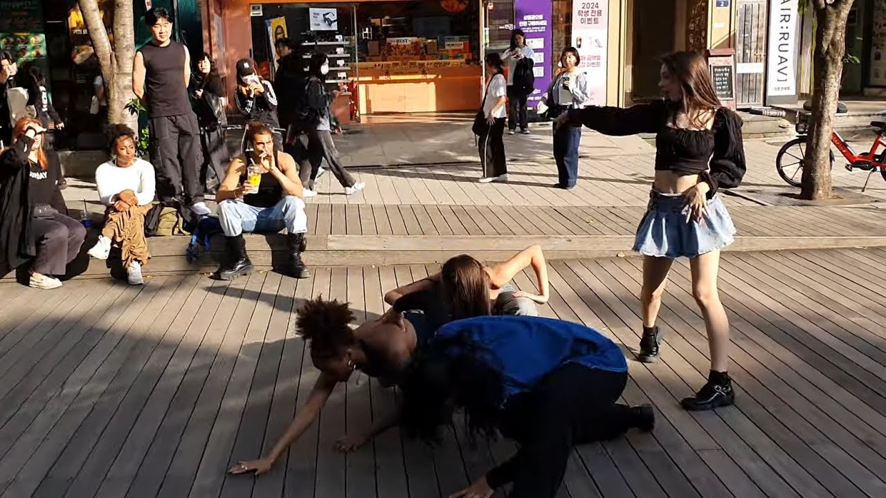 [STREET ARTIST] NOVA, MULTINATIONAL DANCE TEAM. SINCHON BUSKING. 240508.