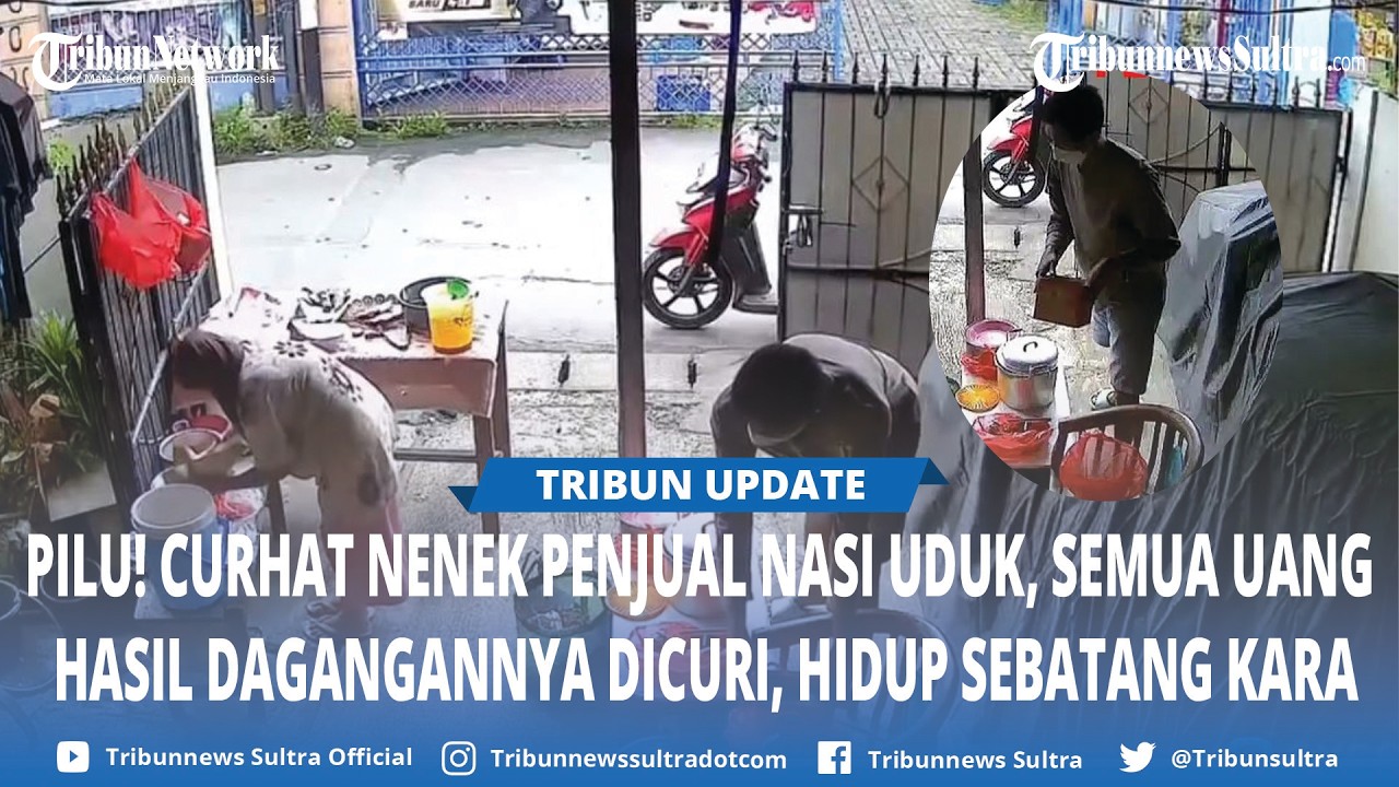 Curhat Nenek Penjual Nasi Uduk Apes Jadi Korban Pencurian, Semua Uangnya Ludes Tapi Tak Lapor Polisi