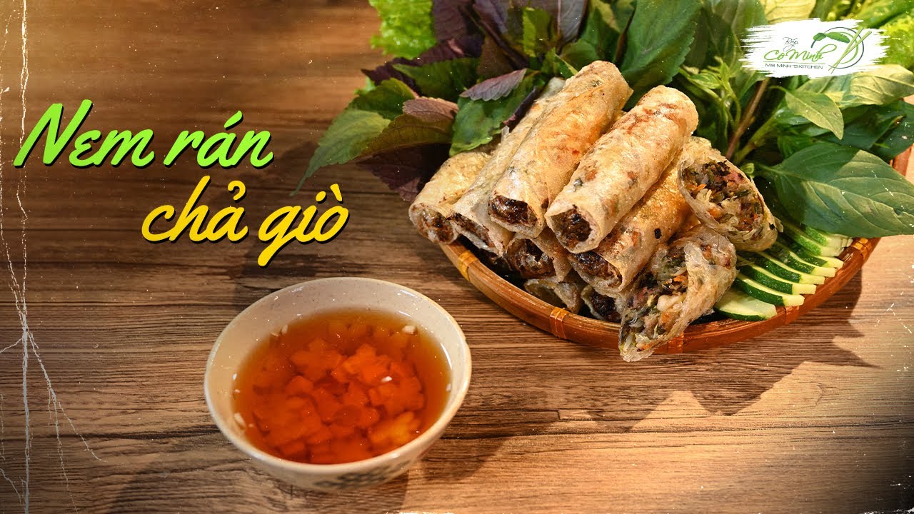 Nem r&aacute;n v&agrave;ng ruộm gi&ograve;n tan kh&ocirc;ng lo bị ỉu | H&ocirc;m Nay Bạn Nấu M&oacute;n G&igrave; Tập 36