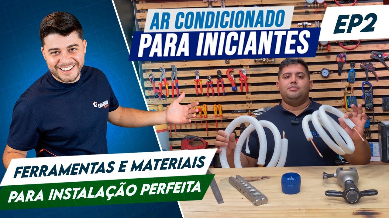 Ar condicionado para iniciantes: Ferramentas e materiais para uma instalação perfeita (EP2) 🤔😎
