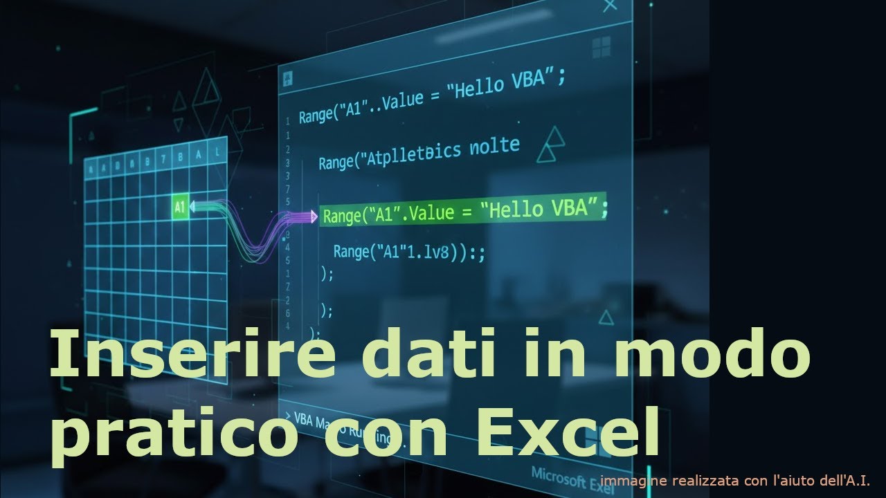 Inserire dati in modo pratico in Excel