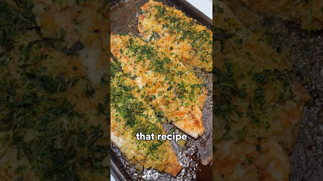 #1 Baked Haddock Recipe #food #shorts