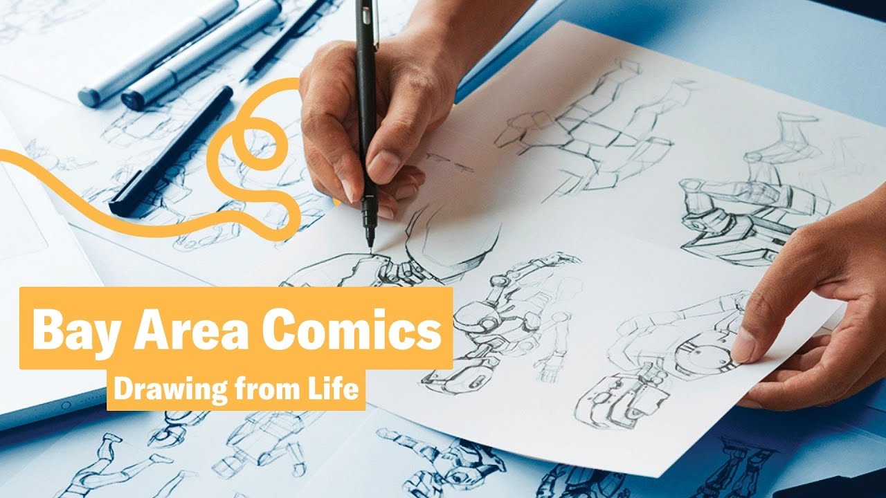 Bay Area Comics: рисование с натуры