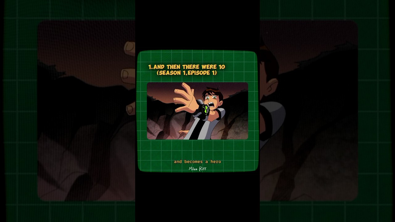 BEN 10: 5 Must Watch Episodes |#suggestion #nostalgia #shorts