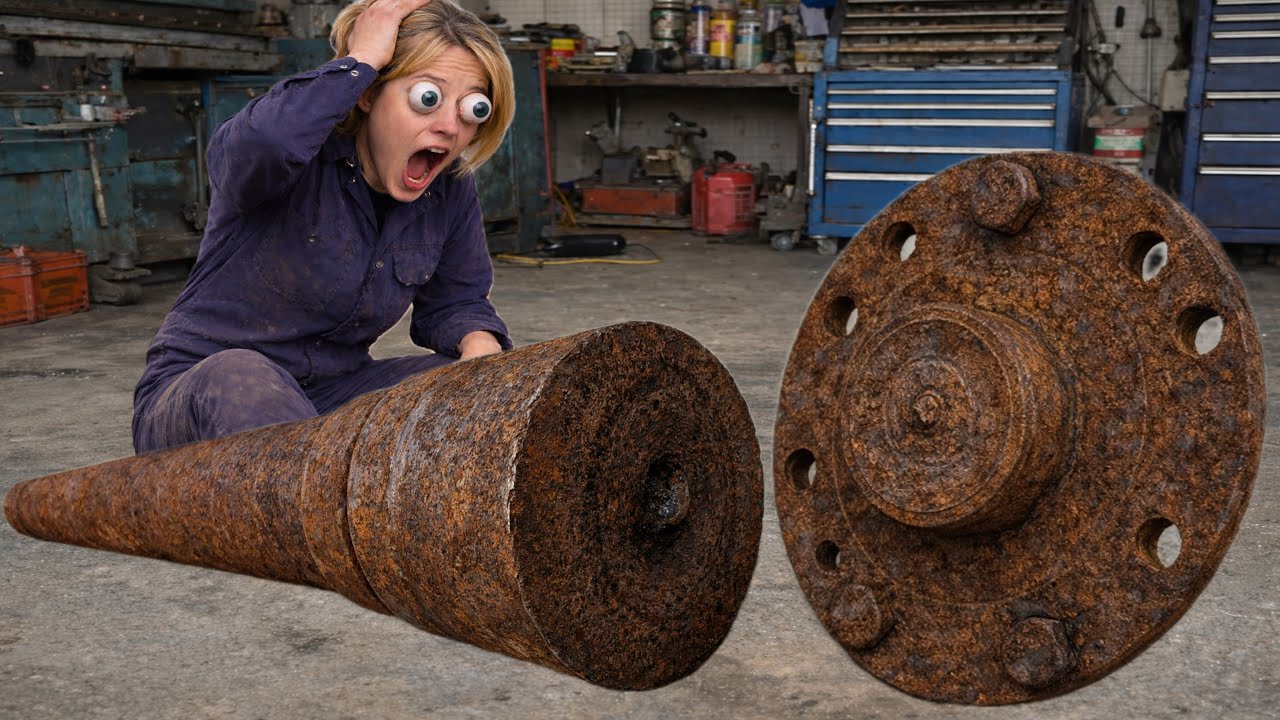Most Skilled Repair of a Broken Fiat Tractor Wheel Axle | Expert Mechanical Technique//Can’t do this
