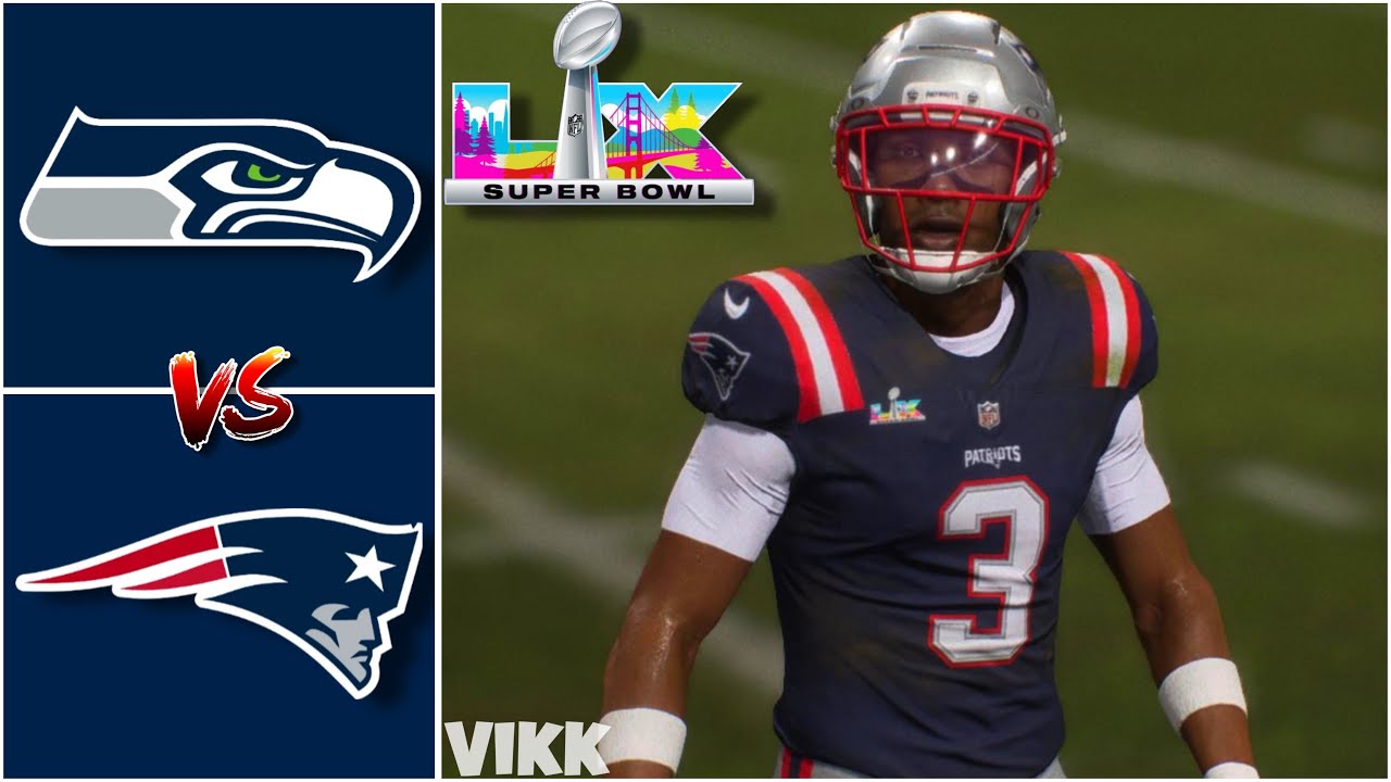 Seahawks vs Patriots Super Bowl LX Full Game Simulation | Madden 26