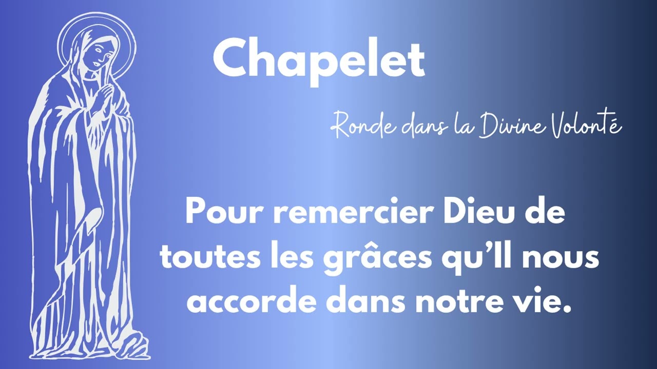 Chapelet avec le cœur pour dire merci - Rondes dans la Divine Volonté 
