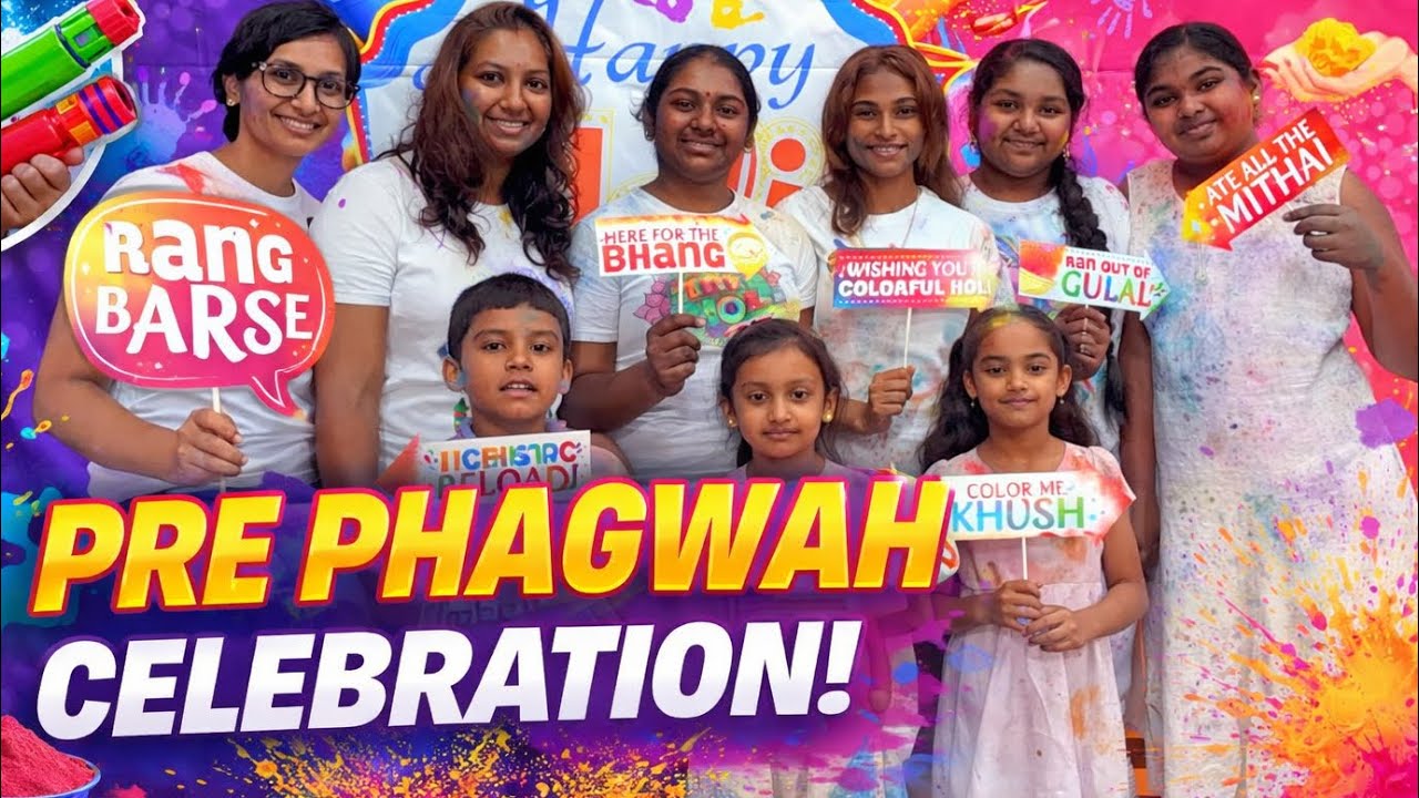 PRE PHAGWAH/ HOLI EVENT AT VERGENOEGEN MANDIR #holi #colors #festival #event #vlog #fyp 
