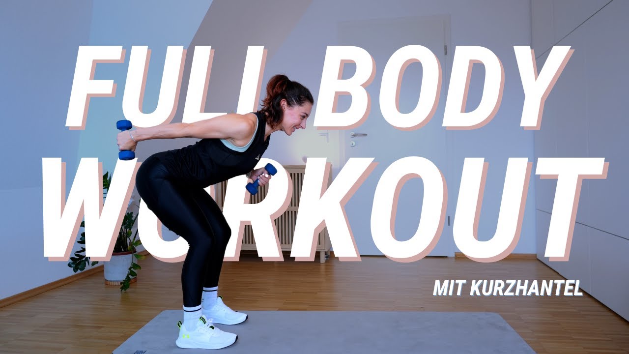 Full Body Workout mit Kurzhantel | Ganzkörpertraining | Oberkörper Unterkörper |  30 Min. | #Novafon