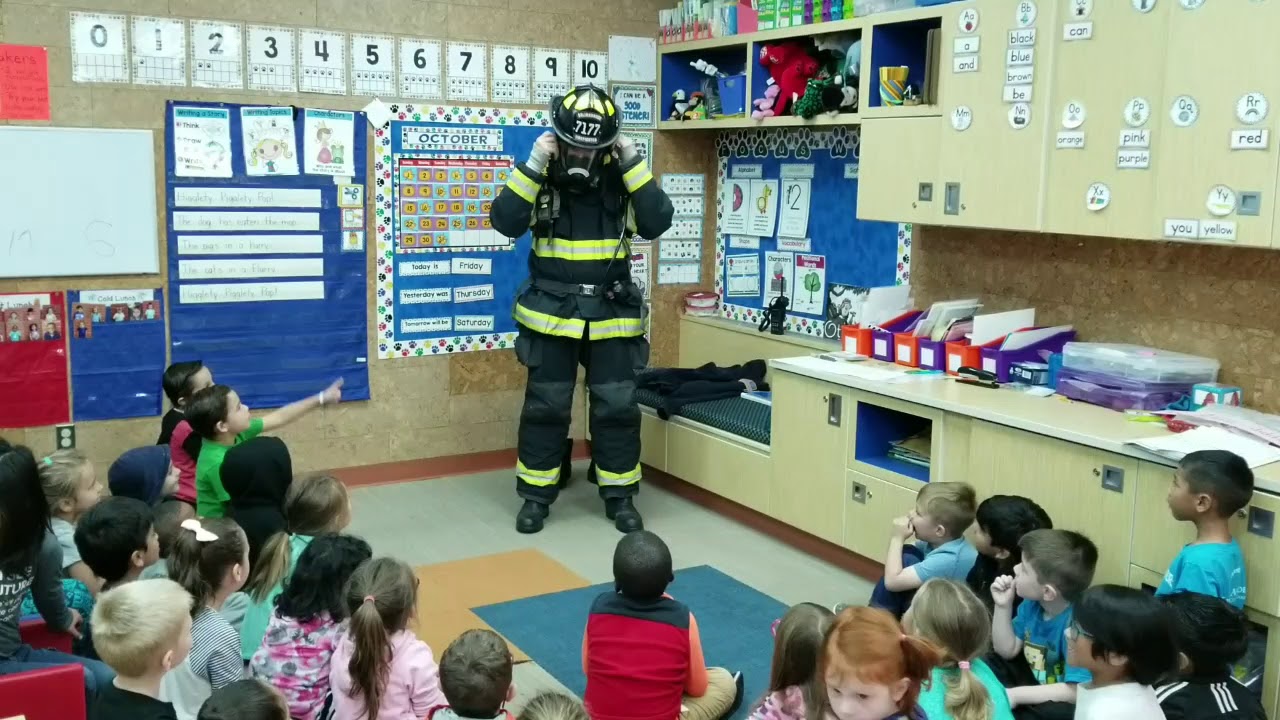 McGee Elementary Welcomes Bolingbrook Fire Department