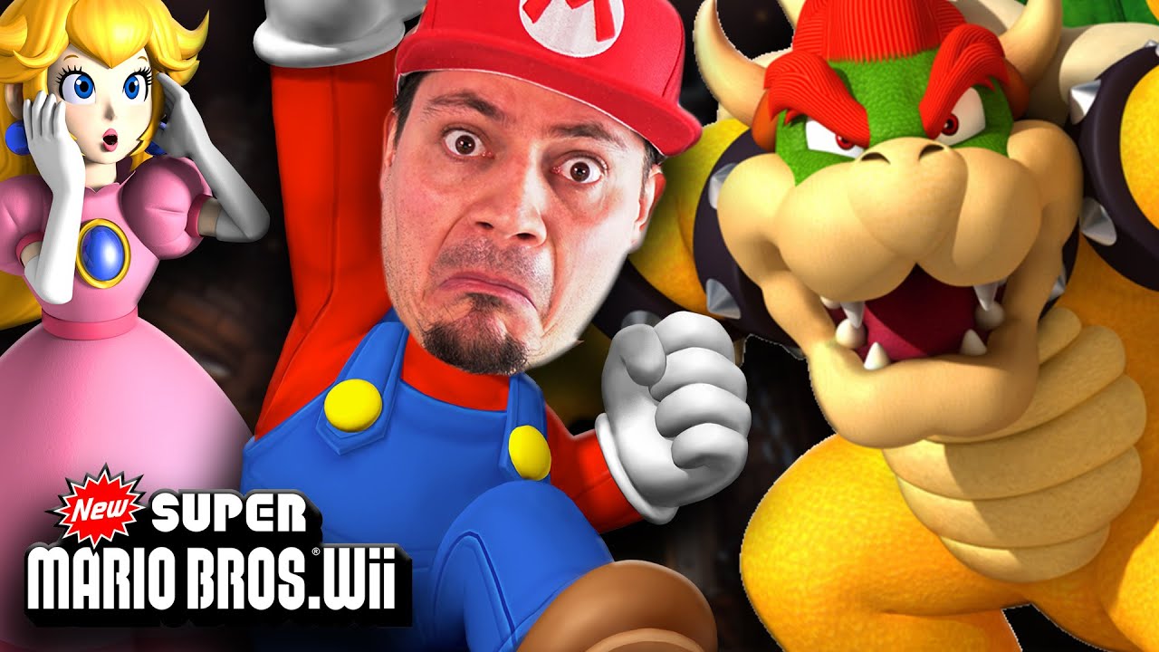 😀 WALKA Z BOWSEREM I RATUNEK PEACH! | New Super Mario Bros Wii 😀