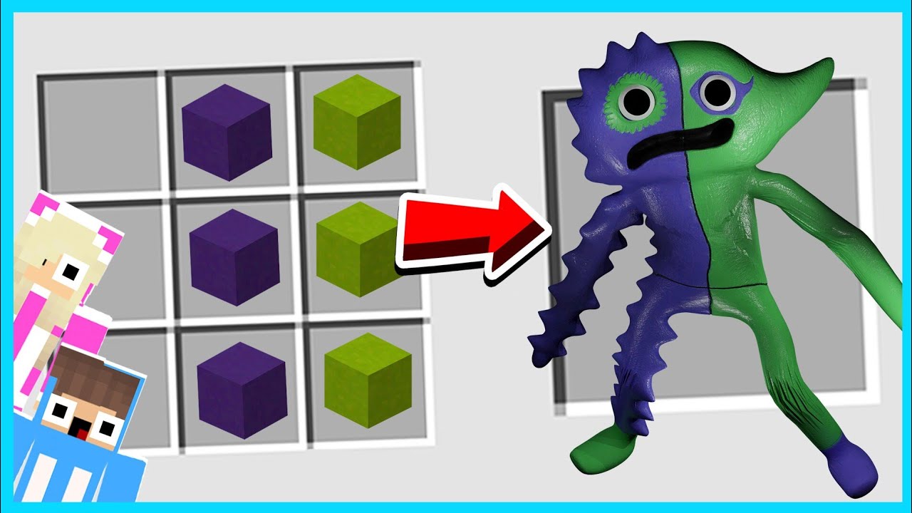 MIPAN & ZUZUZU Bisa Buat Karakter The Garten Of BanBan 4 Di Minecraft! SEREM BANGET