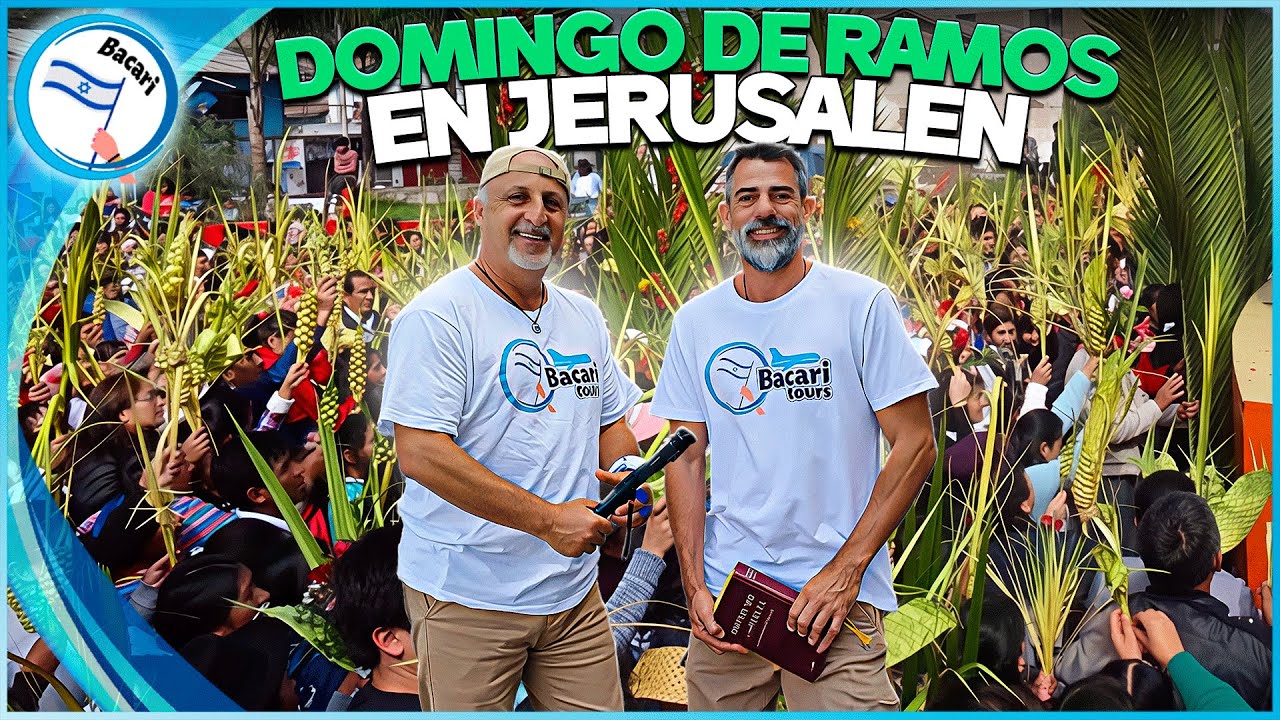 Asi celebraron el Domingo de Ramos en Israel ¡Una explosion de fe!