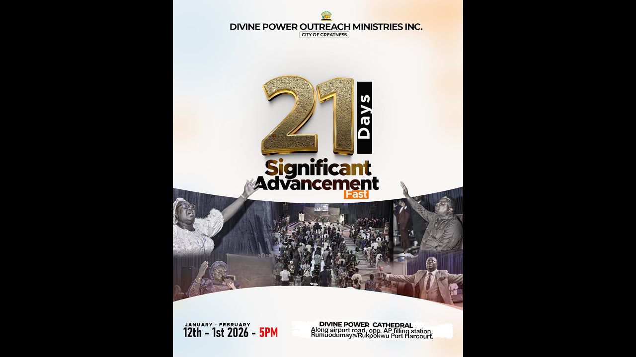 21 DAYS SIGNIFICANT ADVANCEMENT FAST | 2026 OUR YEAR OF SIGINFICANT ADVANCEMENT | 28-01-2026