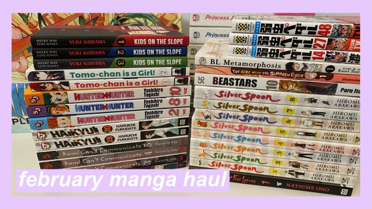 collective manga haul & unboxing - february 2021