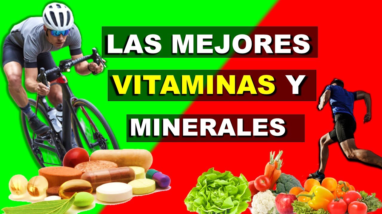 LAS VITAMINAS QUE AUMENTAN TU RENDIMIENTO DEPORTIVO │Los beneficios de las vitaminas y  minerales