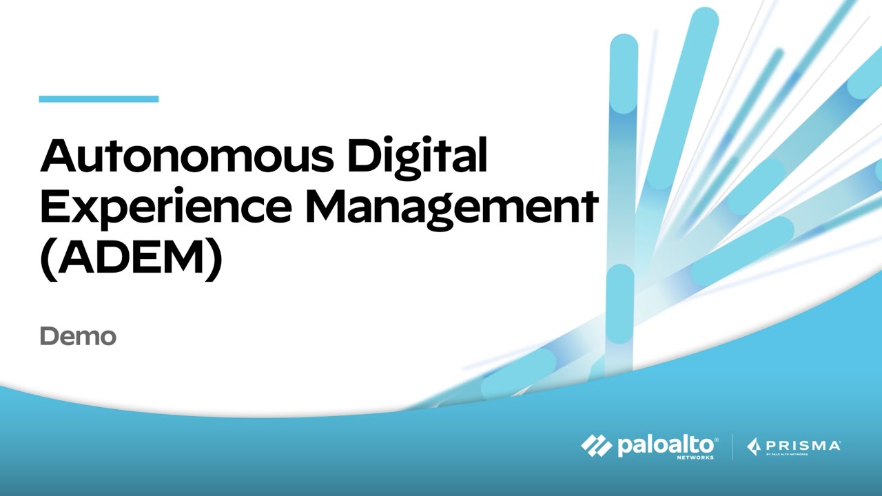 Autonomous Digital Experience Management (ADEM) Demo