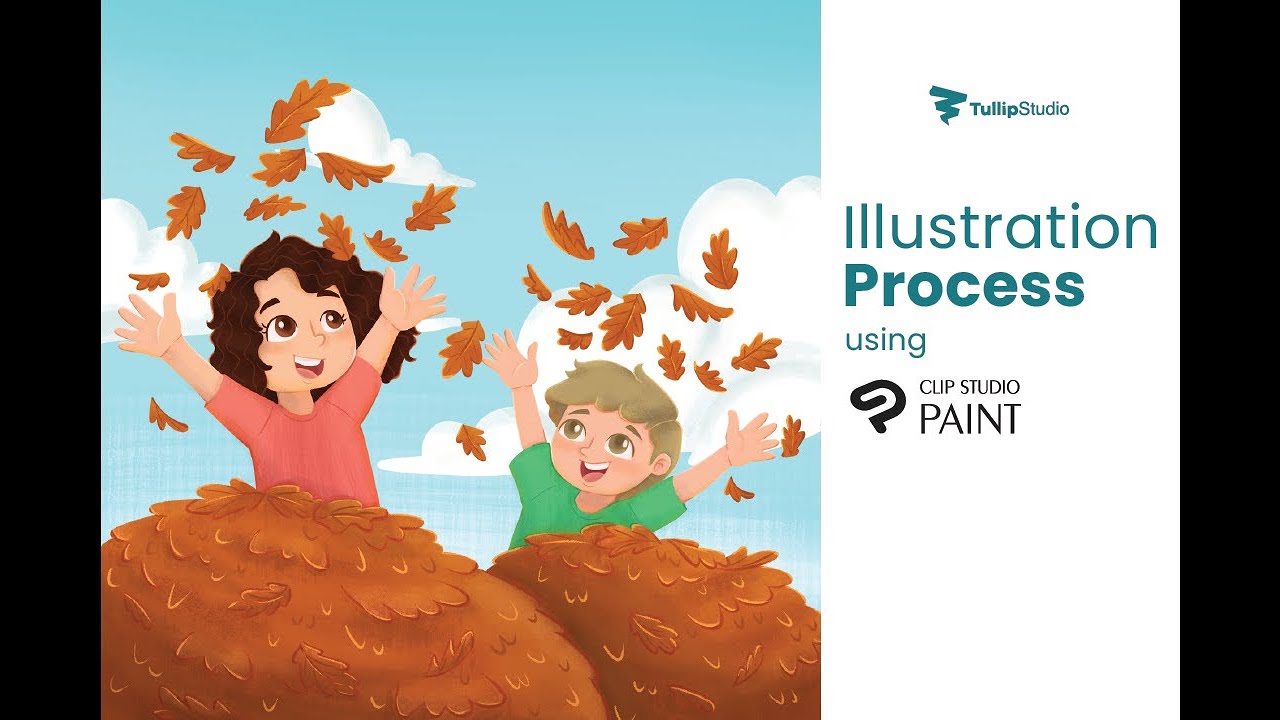 BEAUTIFUL ILLUSTRATION PROCESS for Children Book