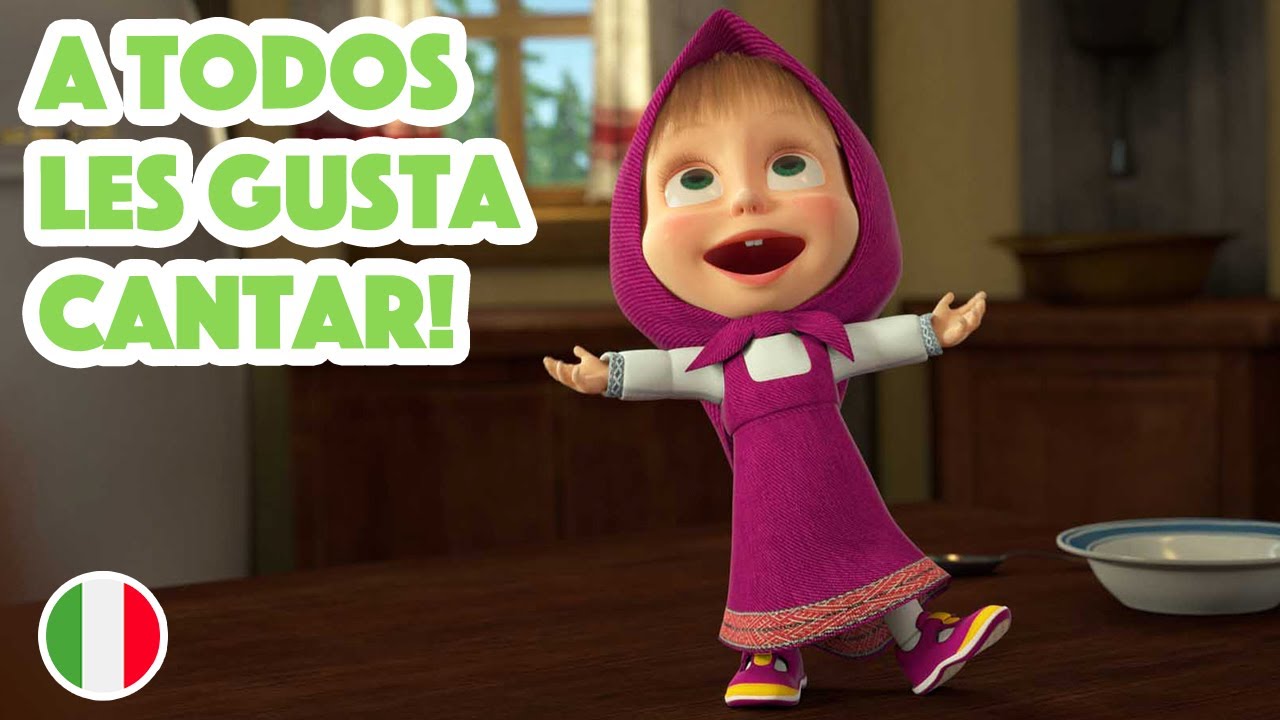 Masha y el Oso 💥 NUEVO CAPÍTULO 💥 Las Canciones de Masha 🎶 A todos les gusta cantar!⚽🍕 (Capítulo 1)