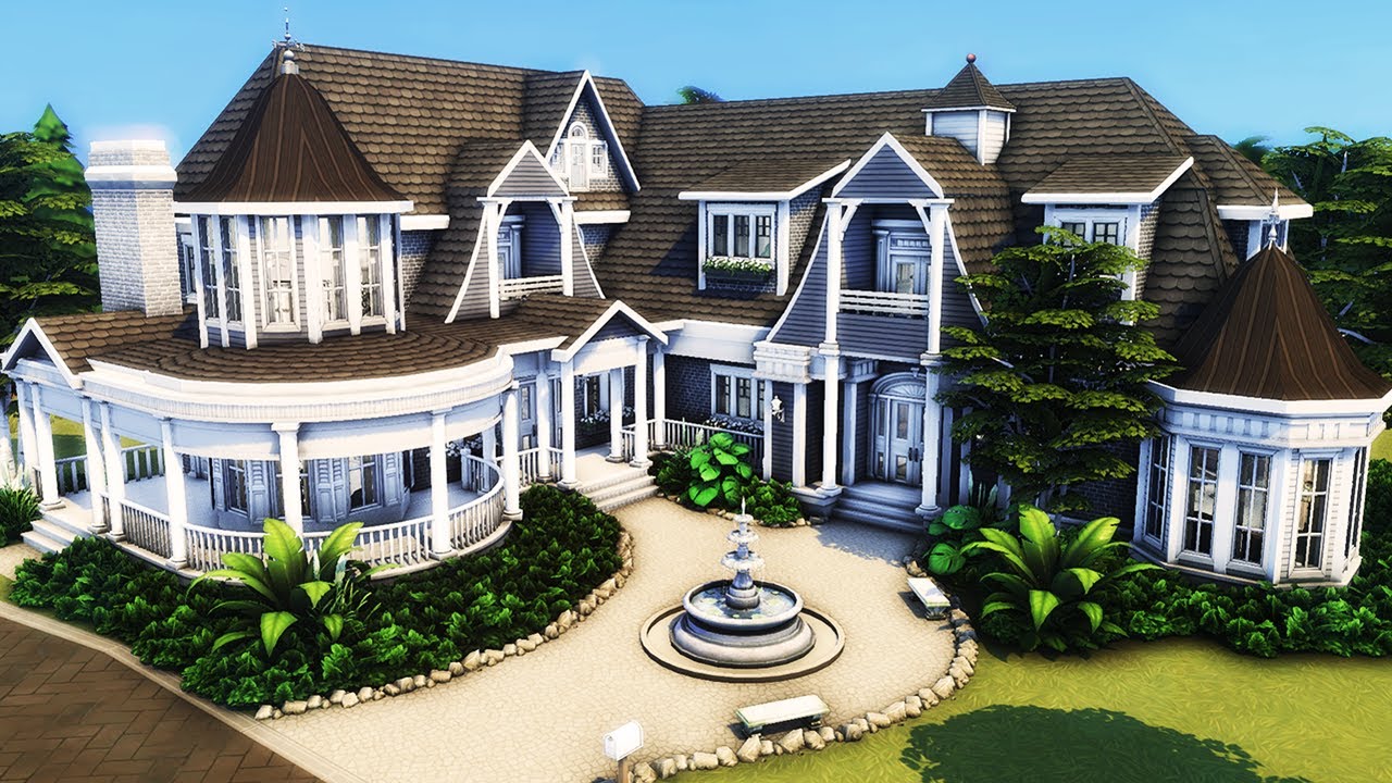 CASAR&Atilde;O COLONIAL - The Sims 4 Speed Build