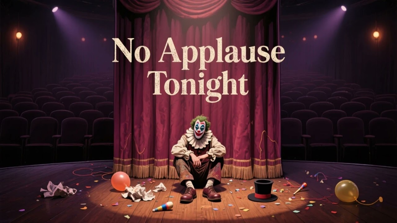 🎧 No Applause Tonight | Sad Clown Waltz Instrumental | Theatrical Circus Lullaby |  Background Music