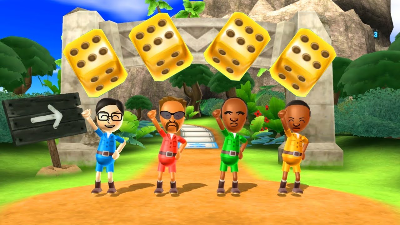 Wii Party - Board Game Island #108 - Oldbie Vs Jake Vs Eduaro Vs Theo (Expert CPU)