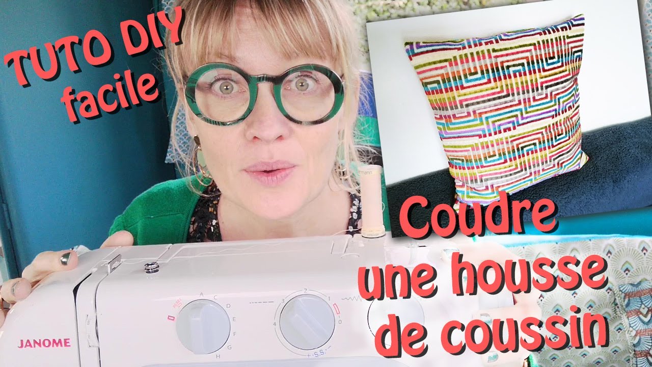 Tuto facile : coudre une housse de coussin sans fermeture éclair