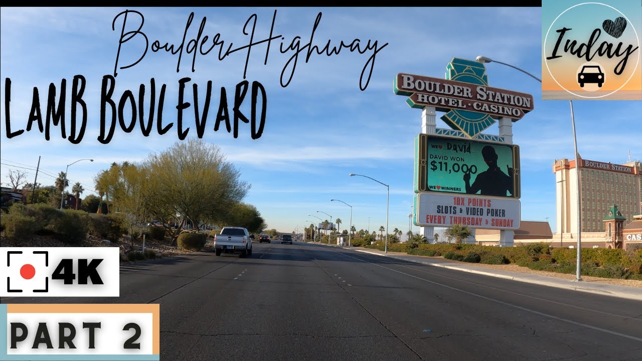 Boulder Highway Henderson - Lamb Boulevard Las Vegas Nevada | Passed Flamingo Rd | Driving Tour [4K]
