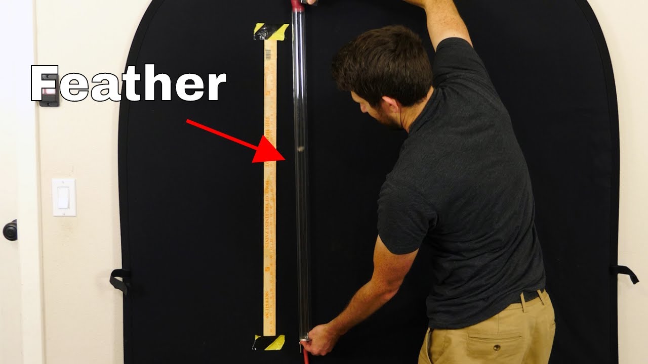 Dropping a Feather and a Coin in a Long Vacuum Chamber&mdash;Gravity Demonstration