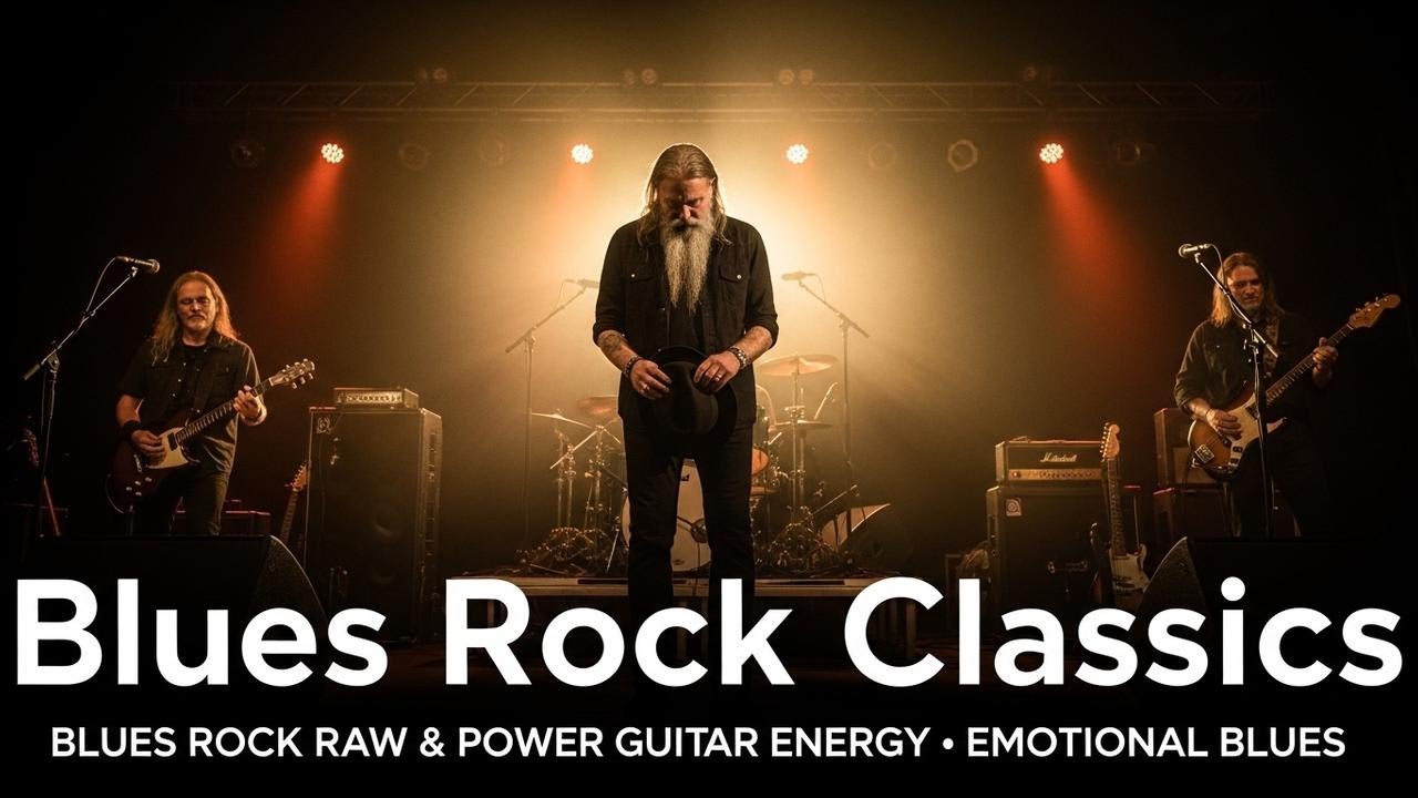Led Zeppelin, Jimi Hendrix, Deep Purple, AC DC – Heavy Classic Rock & Blues Energy