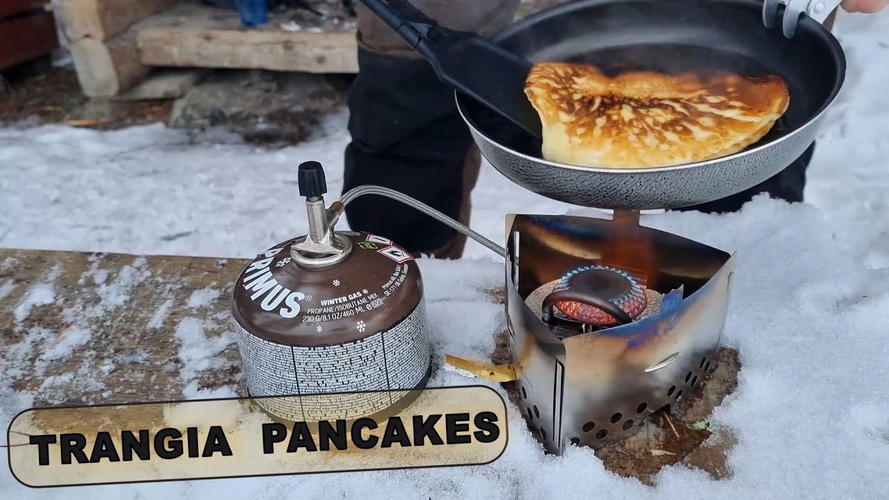 Trail Pancakes on the trangia stove ❄️🔥