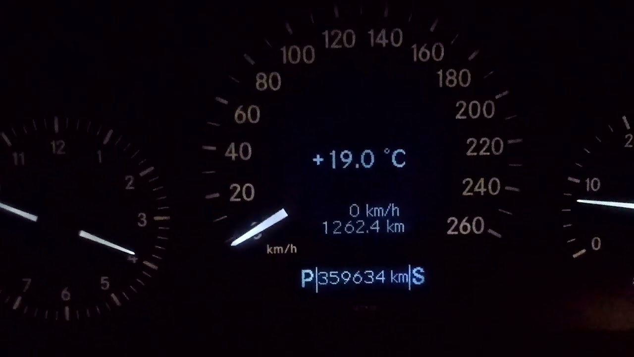 W211,  базовые опции бортового компьютера