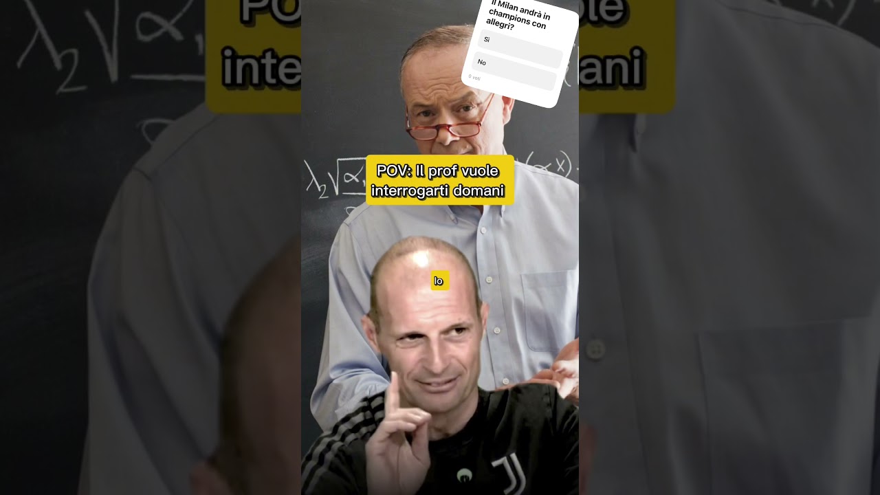 POV: Il prof vuole interrogarti domani 🤣🤣🤣 