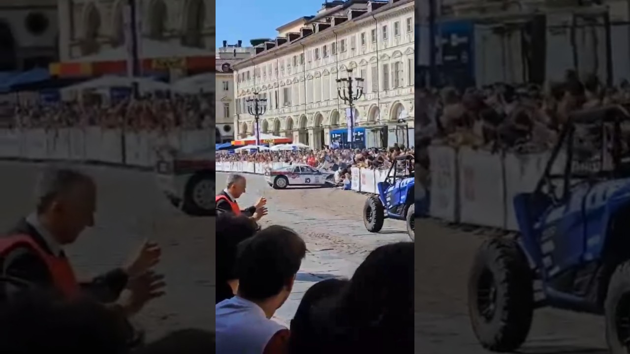CRASH LANCIA 037 SUL PUBBLICO 😰 #incidente #crash #rally #automobile #torino