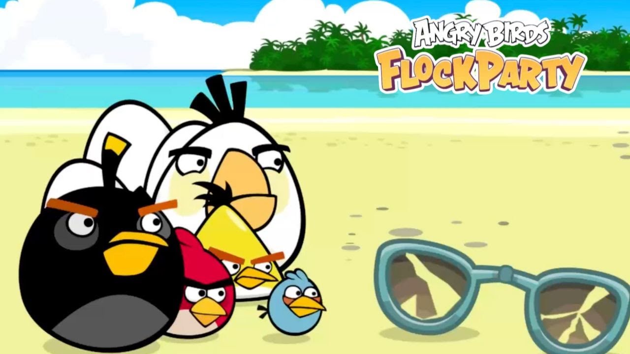 Angry Birds Flock Party Surf and Turf All Levels