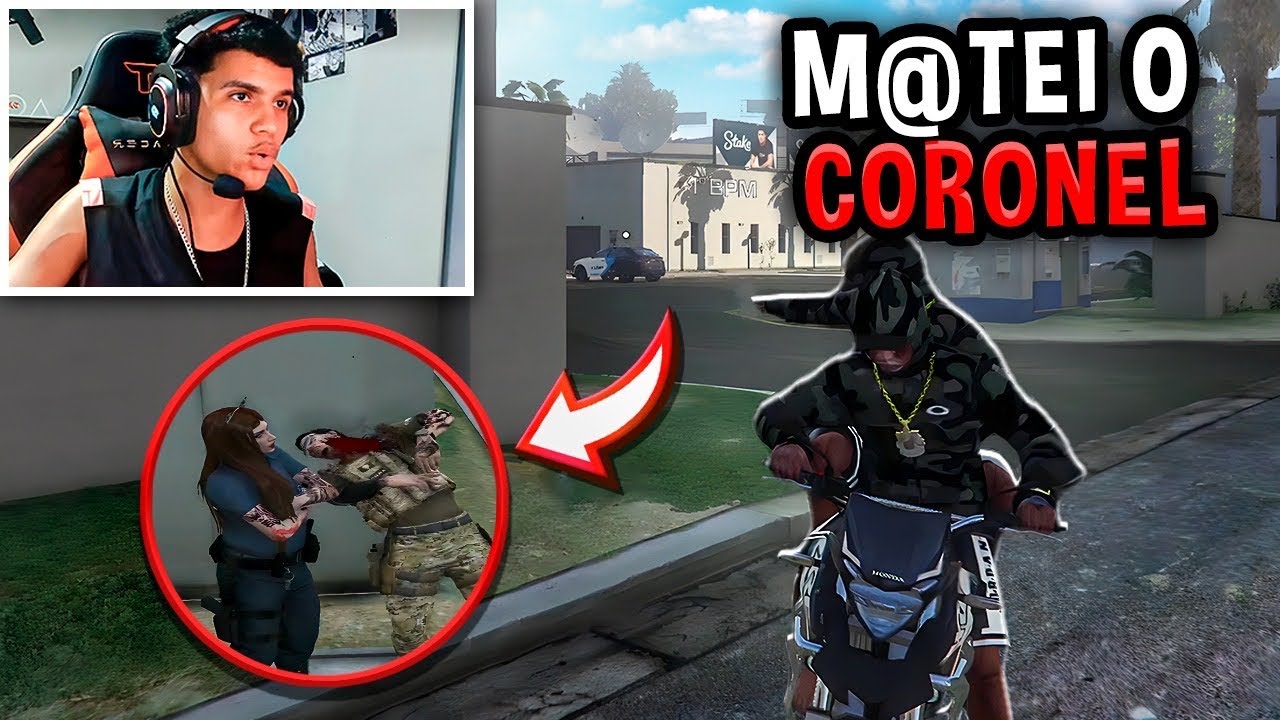 M@TEI O CORONEL E TAQUEI FOGO NAS VIATURA no GTA RP (Pitoco Dugera)