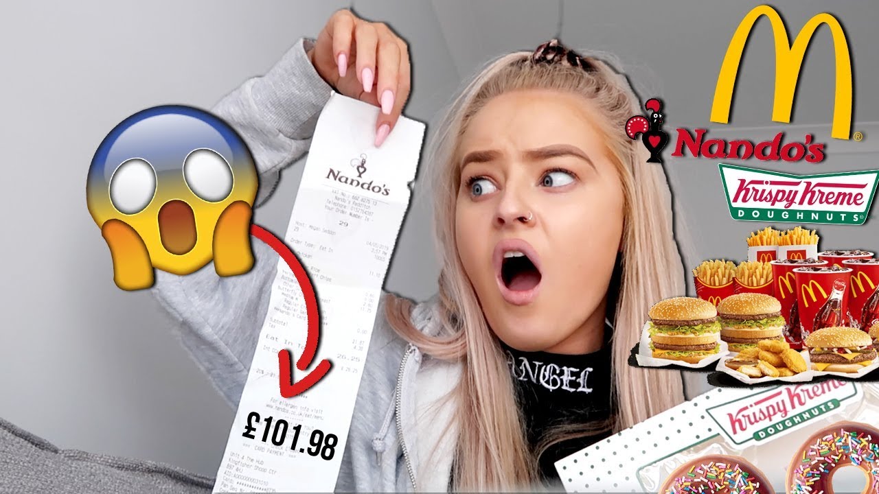 Letting The Person in FRONT of Me DECIDE What I Eat For 24 HOURS!😱😱