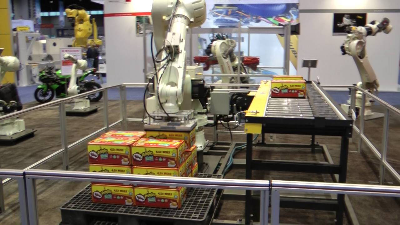 Kawasaki Robots RD80 Palletizer